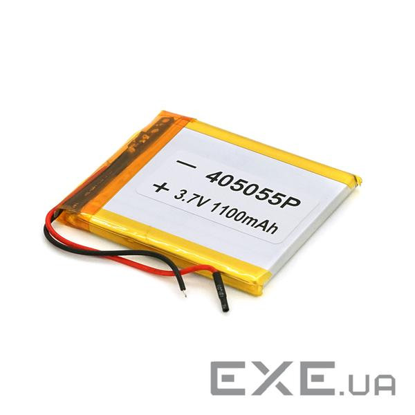 Літій-полімерний акумулятор 4*50*55mm (Li-ion 3.7В 1100мА&middot,ч) (405055) ) (405055)