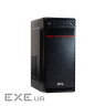 Корпус GTL T1668 Black, без БП, Mini Tower, Micro ATX/Mini ITX, 2xUSB 2.0, 370x176x410 мм, 0.4 мм ,