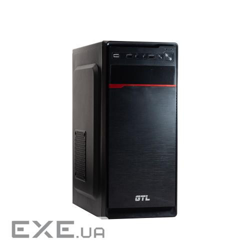 Корпус GTL T1668 Black, без БП, Mini Tower, Micro ATX/Mini ITX, 2xUSB 2.0, 370x176x410 мм, 0.4 мм ,