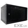 Шафа настінна Hypernet 6U 19" 600x600 (WMNC66-6U-FLAT-BLACK)