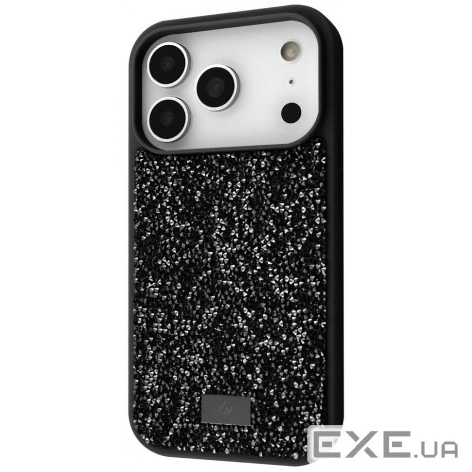 Чехол Bling World Rock Diamond (TPU) iPhone 17 Pro black (65323 black)