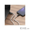 Кабель BOROFONE BX42 USB to Type-C 3A, 1m, silicone, TPE connectors, White (BX42CW)