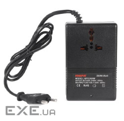 Перетворювач напруги трансформаторний 200W Input 220 V / Output 110V, + універсальна розе (HPE-200W)