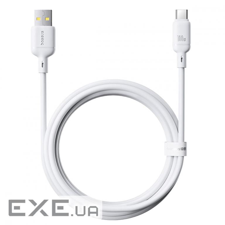 Cable Baseus Silky Series Type-C 100W (2m) white (P10377703213-01)
