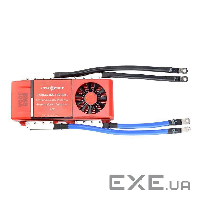 Smart BMS плата LP LiFePO4 48V 16S Dis 300A Ch 150A CAN+Bluetooth (19360)