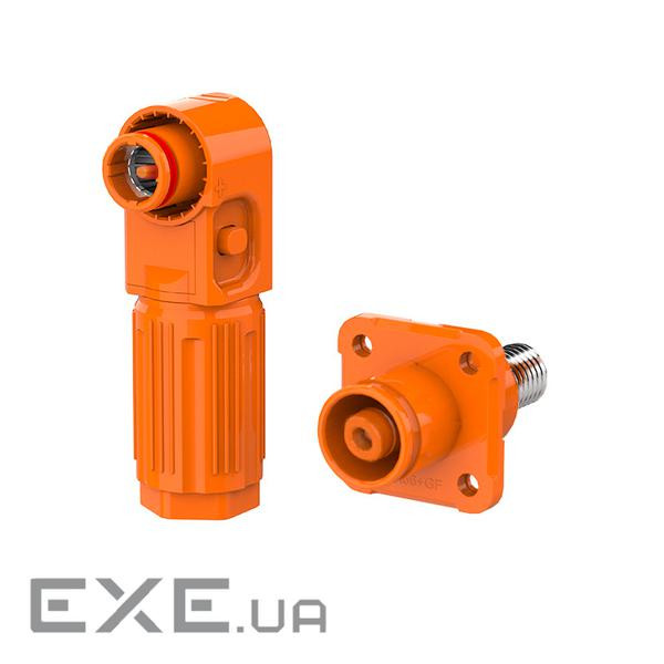 Комплект роз&apos,ємів для АКБ (тато+мама), SRDB-350С, 350А, 1500V, IP67, Orange (SRDB-3500С) )