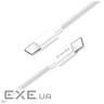 Дата кабель USB-C to USB-C 1.0m 3A 60W white ColorWay (CW-CBPDCC055-WT) (CW-CBPDCC055-WT 1м)