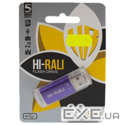 USB Flash Drive 32Gb Hi-Rali Rocket series Violet / HI-32GBVCVI