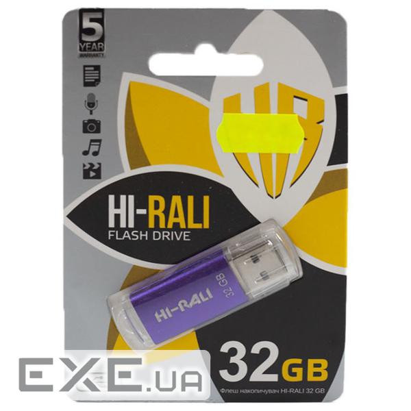 USB Flash Drive 32Gb Hi-Rali Rocket series Violet / HI-32GBVCVI