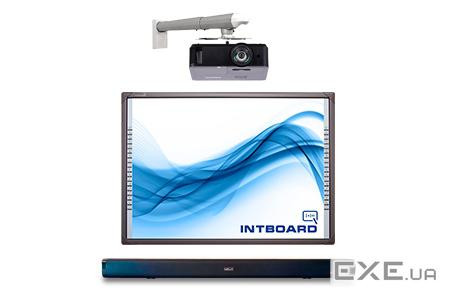 Комплект по МОН Інтерактивна дошка INTBOARD + короткофокусний проєктор + монтаж + акустична (i6270) (i6270)
