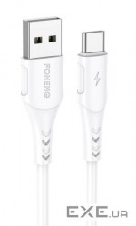 Кабель Foneng X81 1M Cable USB-USB-C 2.1A 1м White (X81-CA-TC)