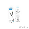 Аудiокабель HOCO UPA19 AUX audio cable (L=1M) Black (6931474759863)