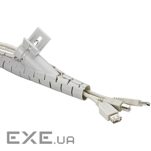 Кабельний організатор Стяжка (хомут),Труба для кабелів 2.5m D=20mm,чорний (75.05.1924-1) (75.05.1924-1)