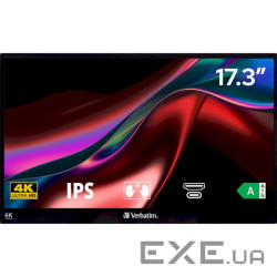 Портативний монітор VERBATIM PMT-17-4K (32239)