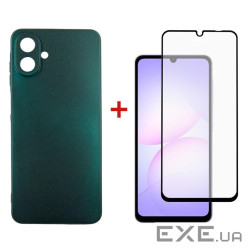 Чeхол-накладка Dengos Soft для Samsung Galaxy A07 Green (DG-KM-166) + защитное стекло
