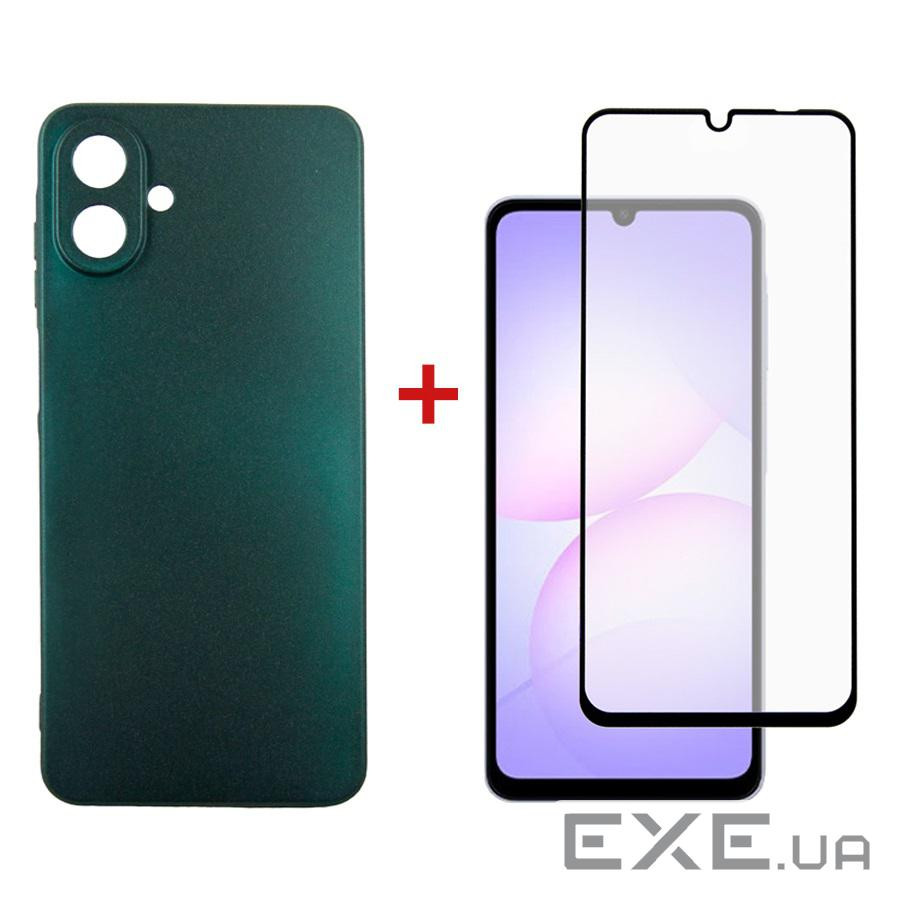 Чeхол-накладка Dengos Soft для Samsung Galaxy A07 Green (DG-KM-166) + защитное стекло