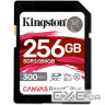 Карта пам'яті Kingston 256GB SDXC C10 UHS-II U3 R300/W260MB/s (SDR2/256GB)