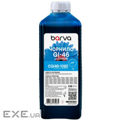 Чорнило Barva Canon GI-46 1 л, special, pigment, cyan (CGI46-1025)