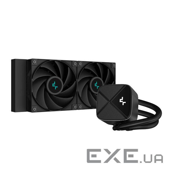 Система водяного охолодження DeepCool LS520S Zero Dark (R-LS520-BKNNMM-G-1), Intel: LGA1700/1200/1151