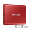 Портативний SSD SAMSUNG T7 500GB Red (MU-PC500R/WW)