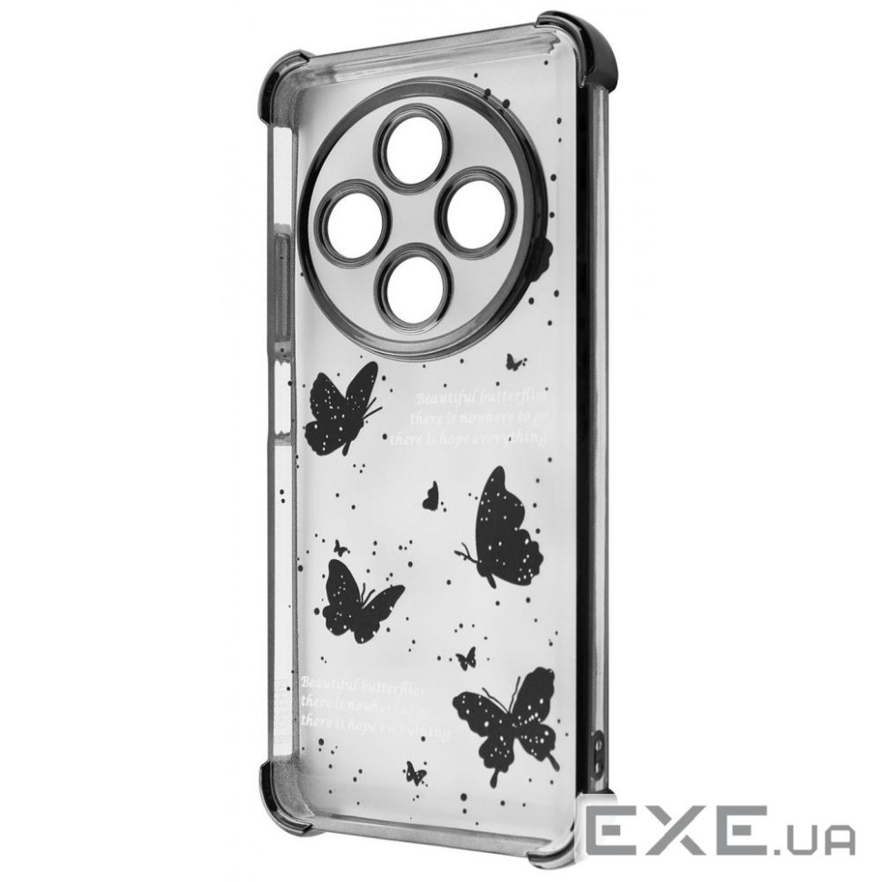 Чехол WAVE Winkie Xiaomi Redmi 14C 4G/Poco C75 4G/Redmi A4 black/butterfly (64442 black/butterfly)
