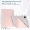Чохол до планшета BeCover Ultra Slim Origami Transparent Apple iPad Pro 11" M5 2025 Pink (715956)