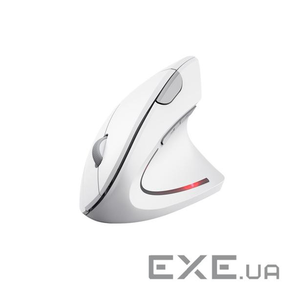 Вертикальна миша TRUST Verto Ergonomic Wireless White (25132)