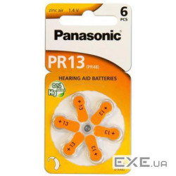 Батарейка Panasonic PR48 / PR13 (1.4V) * 6 (PR-13/6LB)