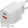 Зарядний пристрій RIVACASE Rivapower PS4102 WD4 1xUSB-A, 1xUSB-C, PD3.0, QC3. (PS4102 WD4 (White))