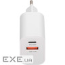 Зарядний пристрій RIVACASE Rivapower PS4102 WD4 1xUSB-A, 1xUSB-C, PD3.0, QC3. (PS4102 WD4 (White))
