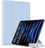 Чeхол-книжка BeCover Tri Fold Soft TPU Silicone для Apple iPad Pro 11" M4 2024 Light Blue (711748)