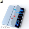 Чeхол-книжка BeCover Tri Fold Soft TPU Silicone для Apple iPad Pro 11" M4 2024 Light Blue (711748)
