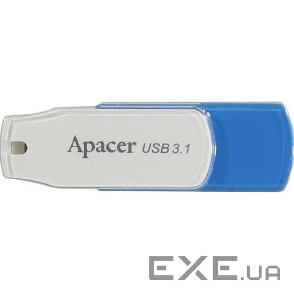 USB флеш накопичувач Apacer 64GB AH357 Blue USB 3.1 (AP64GAH357U-1)