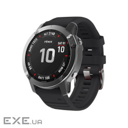 Ремінець для смарт-годинників Armorstandart Silicone 22mm для Garmin Fenix 5/6 Black (ARM60796)