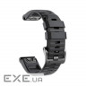 Ремінець для смарт-годинників Armorstandart Silicone 22mm для Garmin Fenix 5/6 Black (ARM60796)