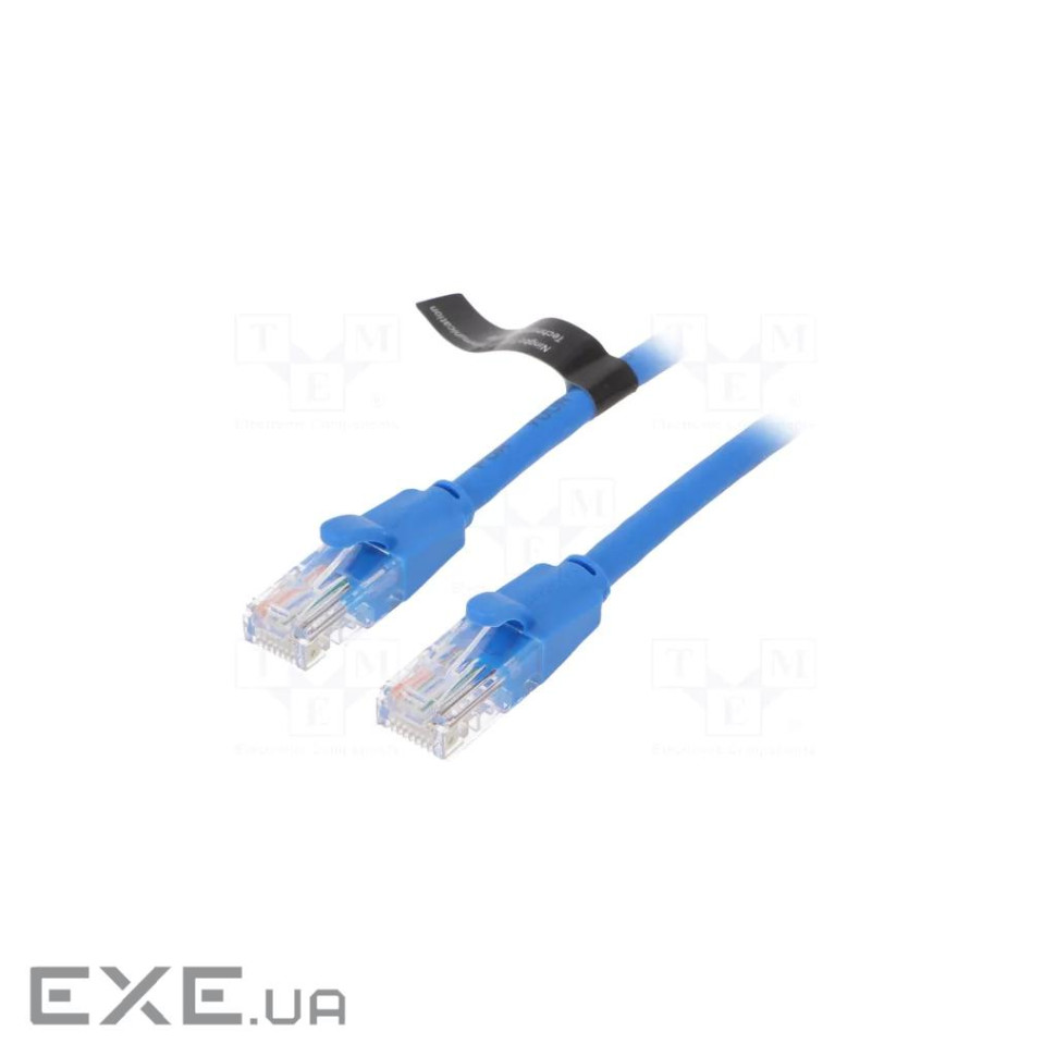 Патч-корд 1м, UTP cat 6 RJ-45 blue Vention (IBELF)