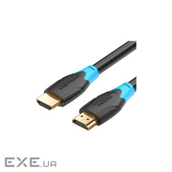 Кабель мультимедійний HDMI M to HDMI M 0.75m V2.0 4K60Hz black Vention (AACBE)