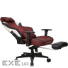 Кресло для геймеров 1stPlayer Duke Black White Red (DUKE-FR-BKWHRE)