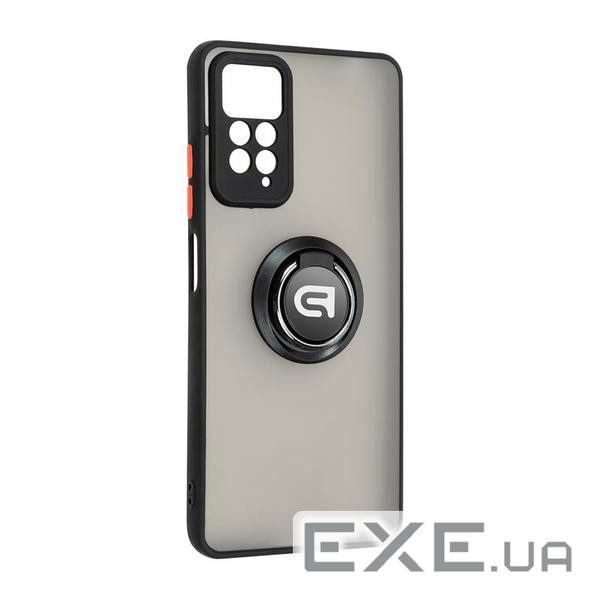 Чохол-накладка Armorstandart Frosted Matte Ring для Xiaomi Redmi Note 12 Pro 4G Black (ARM68382)