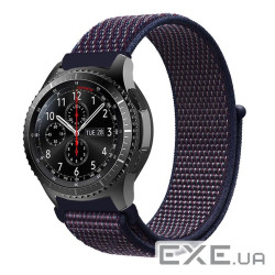 Ремінець BeCover Nylon Style для Xiaomi iMi KW66/Mi Watch Color/Haylou LS01 Deep Blue (705883)