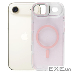 Чохол до мобільного телефона BeCover FIBRA Star Shine MagSafe Apple iPhone 17 Air Light Pink (715421