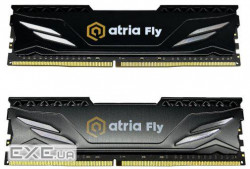 Модуль пам'яті 16Gb DDR4 2666MHz Atria Fly Black (2x8) ATRIA UAT42666CL19BK2/16