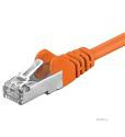 Патч-корд фольгований RJ45 FTP5e 1.5m, patch AWG26 D=5.5mm Gold Protect, оранжевий (75.09.5538-10)