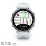 Смарт-годинник Garmin Forerunner 970, Whitestone/Amp Yellow, GPS (010-02969-11)