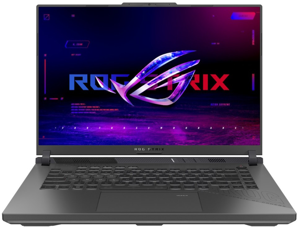 Ноутбук 16" Asus ROG Strix G16 G614PP-WH94 Eclipse Gray, 16" (1920x1200, IPS, 165Гц), AMD Ryzen 9 89