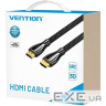 Кабель HDMI M - M, 15.0 м, V2.0, 4K 60Гц, обплетення, Zinc Alloy Type чорний Vention (ALMBN)