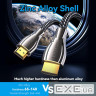 Кабель HDMI M - M, 15.0 м, V2.0, 4K 60Гц, обплетення, Zinc Alloy Type чорний Vention (ALMBN)