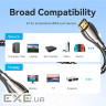 Кабель HDMI M - M, 15.0 м, V2.0, 4K 60Гц, обплетення, Zinc Alloy Type чорний Vention (ALMBN)
