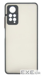 Накладка силіконова для смартфона Xiaomi Redmi Note 11 Pro, Gingle Matte Case (strong) Black