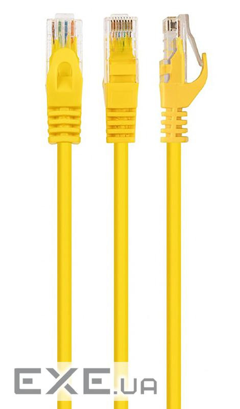 Патчкорд UTP Cat.5e (15м жовтий ), CU (PAUT31500-CU-YL)